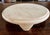 Late 20th Century Natural Unpolished White Marble Footed Plateau/Riser/Cheese Board For Sale In Dallas - Image 6 of 13