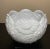 Contemporary Late 20th Century White Ceramic Petal Edge Raised Floral Large Bowl Cachepot Made in Portugal For Sale - Image 3 of 12