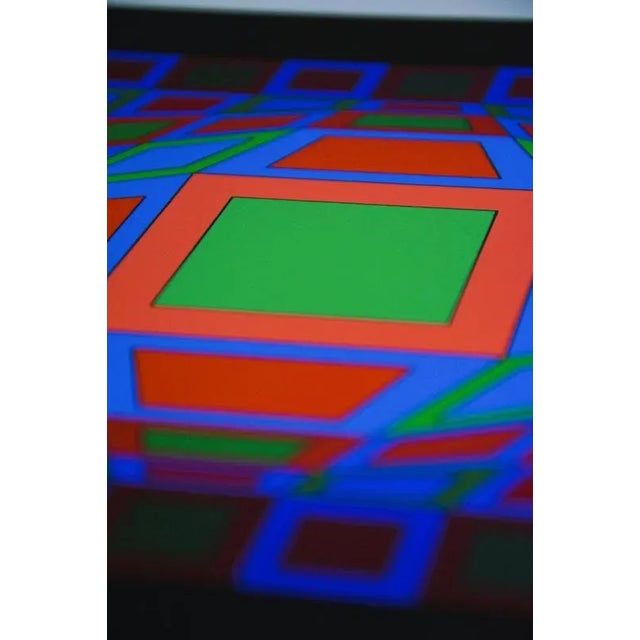Modern Victor Vasarely, Microcosmos, 1979, Silkscreen For Sale - Image 3 of 8