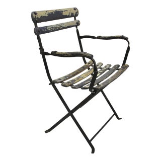 French Children's Garden Folding Chair, 1930s For Sale