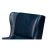 Classic Leather Wingback Chair Chateau Blue For Sale - Image 9 of 12