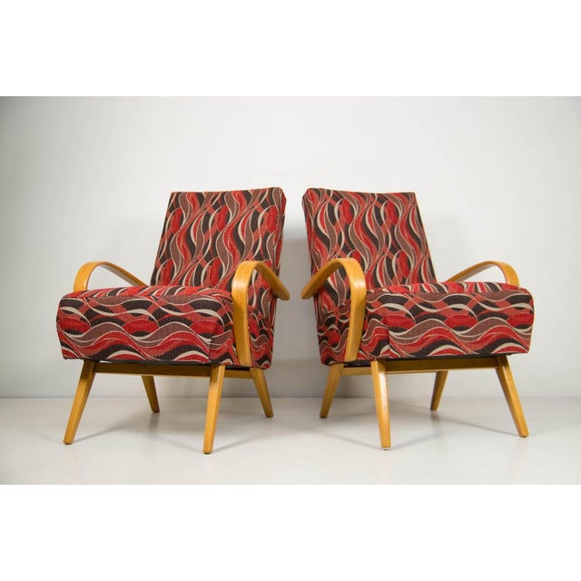 Armchairs by Jindrich Smidek, Former Czechoslovakia, 1960s, Set of 2 For Sale - Image 3 of 10