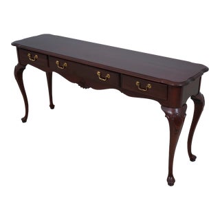 Ethan Allen Georgian Court Cherry Sofa Table For Sale