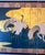 Vintage Japanese Two Panel Byobu Small Folding Screen Featuring a Flock of Cranes For Sale - Image 4 of 15