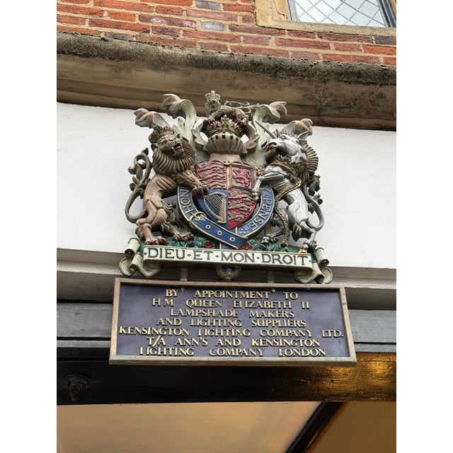 Brass Candlestick Lamp With Custom Pleated Silk Shade For Sale - Image 10 of 12