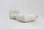 Cream Set of Vintage Togo Chair with Ottoman by Michel Ducaroy for Ligne Roset, 1980s For Sale - Image 8 of 14