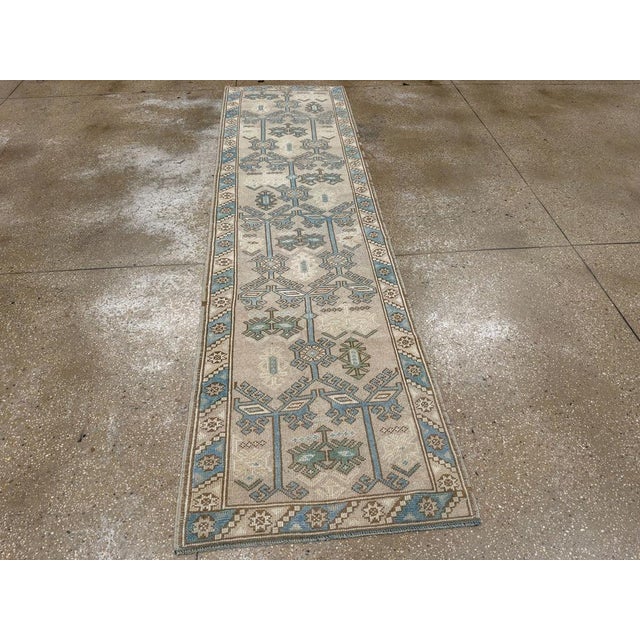 Textile Galerie Shabab Collection Mid-20th Century Turkish Anatolian Runner For Sale - Image 7 of 10