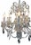 1950’s Venetian Crystal 12 Lite Chandelier For Sale In Los Angeles - Image 6 of 6