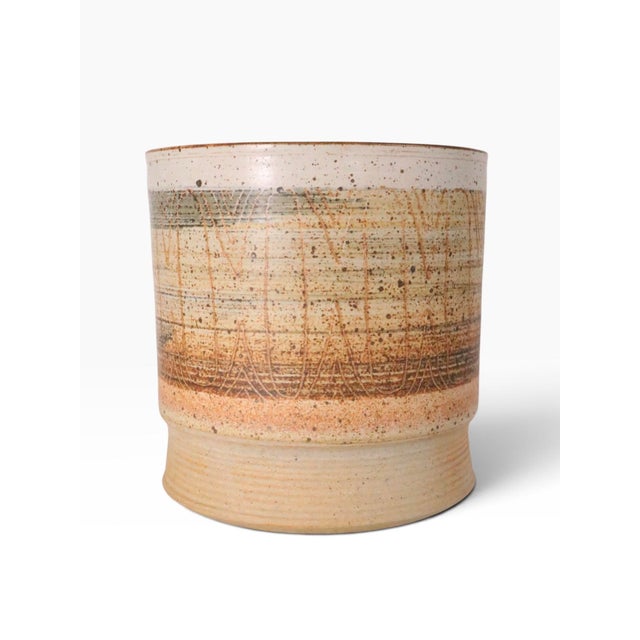 Mid 20th Century Artist Made Studio Pottery Planter b.h. Selnick C. 1970's For Sale - Image 5 of 7