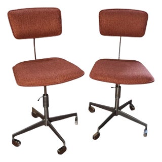 1950s Danish Labofa Kevi Swivel Chair by Jorgen Rasmussen - A Pair For Sale