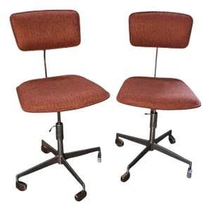 1950s Danish Labofa Kevi Swivel Chair by Jorgen Rasmussen - A Pair