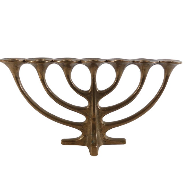 Mid-Century Modern Brutalist Bronze Candleholder by Harjes Metallkunst, 1960s For Sale - Image 3 of 8