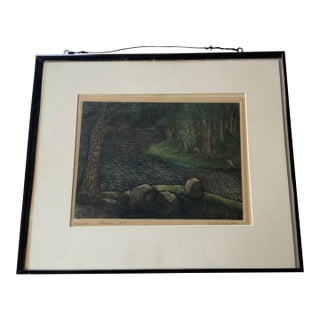 "Wandering Stream" by Aida Whedon (C. 1960s) For Sale