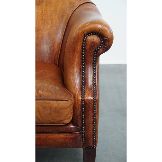 Sheepskin Club Chair For Sale - Image 9 of 16