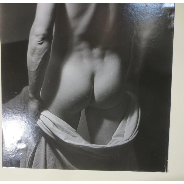 Black and White Male Nude Photography Circa 1980s Isaacs Gallery Toronto For Sale - Image 4 of 8