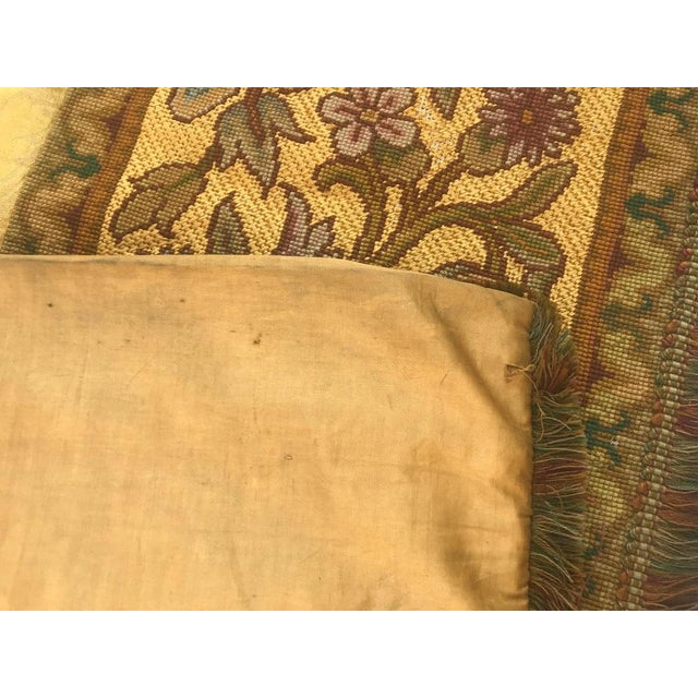 Antique Panel Needlepoint Tapestry, 1890s For Sale - Image 14 of 15