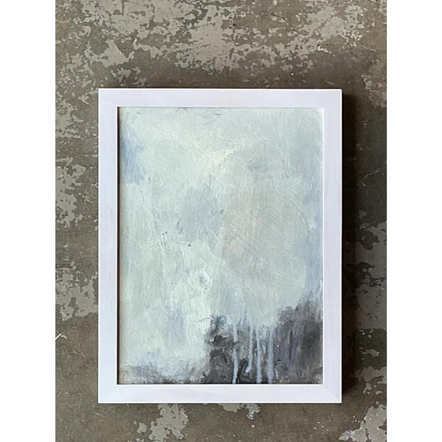 Vintage Abstract Expressionist Painting For Sale - Image 10 of 12