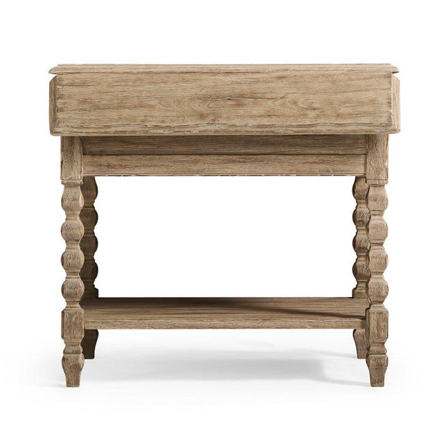 Rustic Farmhouse Dropleaf Side Table For Sale In Greensboro - Image 6 of 12