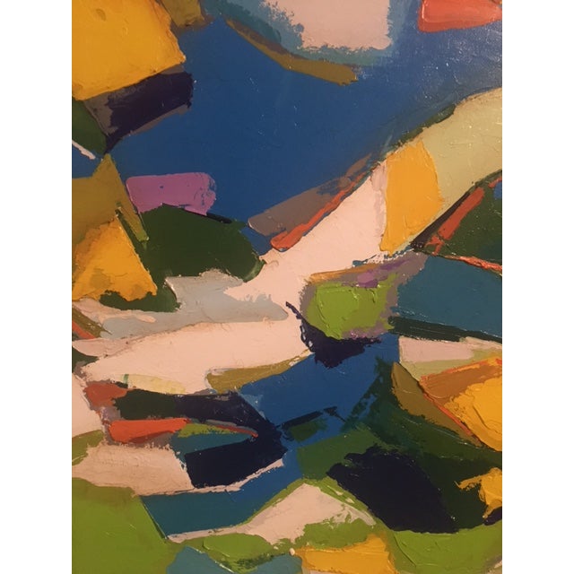 Paint 2022 Contemporary Abstract Expressionist Oil Painting by Jesus Galvan For Sale - Image 7 of 9
