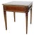 Wood 20th Century Neoclassical-style Mahogany Brass Table For Sale - Image 7 of 9