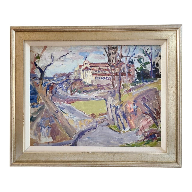 Framed Original Painting Titled ‘Mission Hill’ For Sale