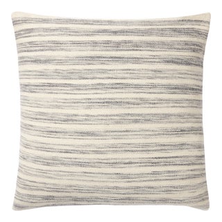 Amber Lewis x Loloi Marielle Ivory / Stone 22'' x 22'' Cover Only Pillow For Sale