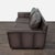 Pottery Barn Pottery Barn Brown Leather Loveseat - Modern and Comfortable For Sale - Image 4 of 7