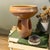 Toyo Mid Century Modern Ikebana Art Pottery Pedestal Bowl With Flower Frog-Atomic Ufo For Sale - Image 4 of 7