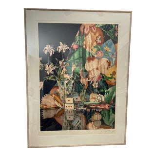 1980s P.S.Gordon Signed Print, Framed For Sale