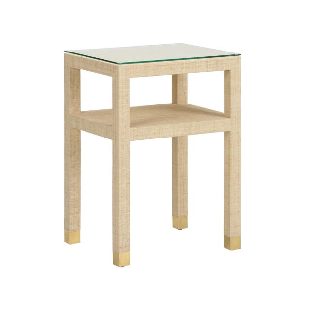 Contemporary Cheryl Luckett for Wildwood Socialite End Table - Natural For Sale - Image 3 of 3
