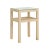 Contemporary Cheryl Luckett for Wildwood Socialite End Table - Natural For Sale - Image 3 of 3