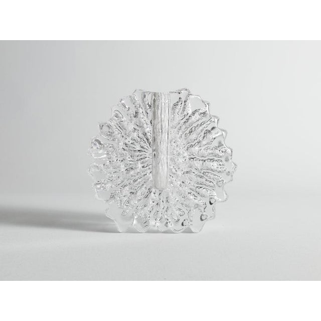 Nautilus Art Glass Vase and Candlesticks by Willy Johansson, Norway, 1960s, Set of 3 For Sale - Image 3 of 18