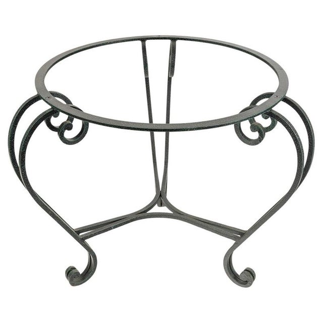20th Century Wrought Iron Dining Table Base For Sale - Image 6 of 6