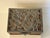 Brown Vintage Chinese Dragon Relief Wood & White Metal Decorative Trinket Box For Sale - Image 8 of 12