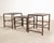 Late 20th Century Nest of Three McGuire Rattan Cane Raffia and Oak Side Tables For Sale - Image 5 of 18