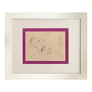 Picasso Erotic Gravure the Voyeur 2-29/8/68 Framed For Sale