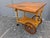 1940's Traditional Style Rolling Trolley Dry Bar Cart by Heywood Wakefield For Sale - Image 12 of 12