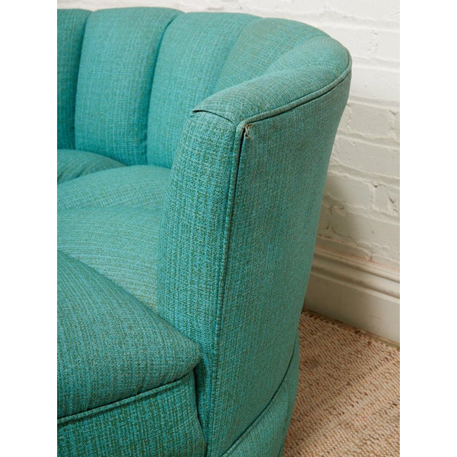 Mid 20th Century 1960’s Round Vintage Club Chair For Sale - Image 5 of 10