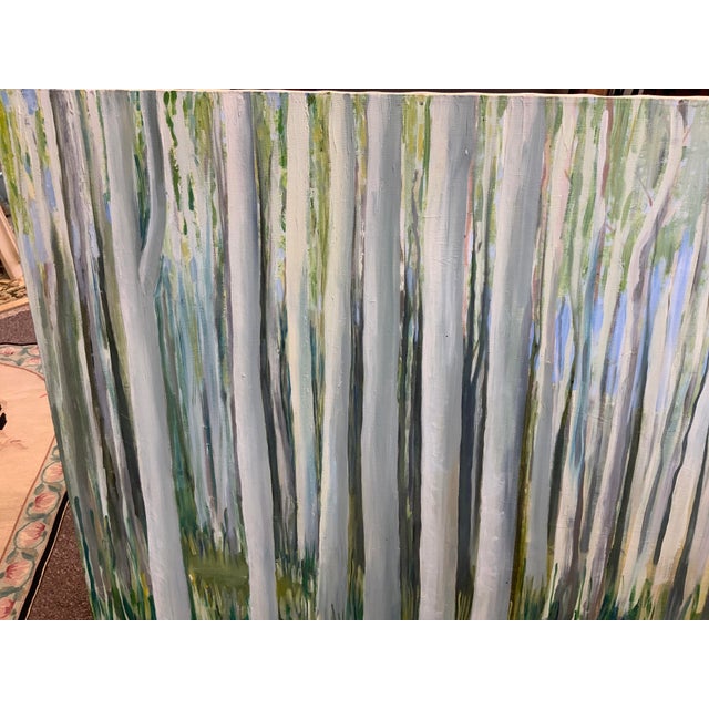 20th Century Art Painting Aspen Grove For Sale - Image 4 of 8