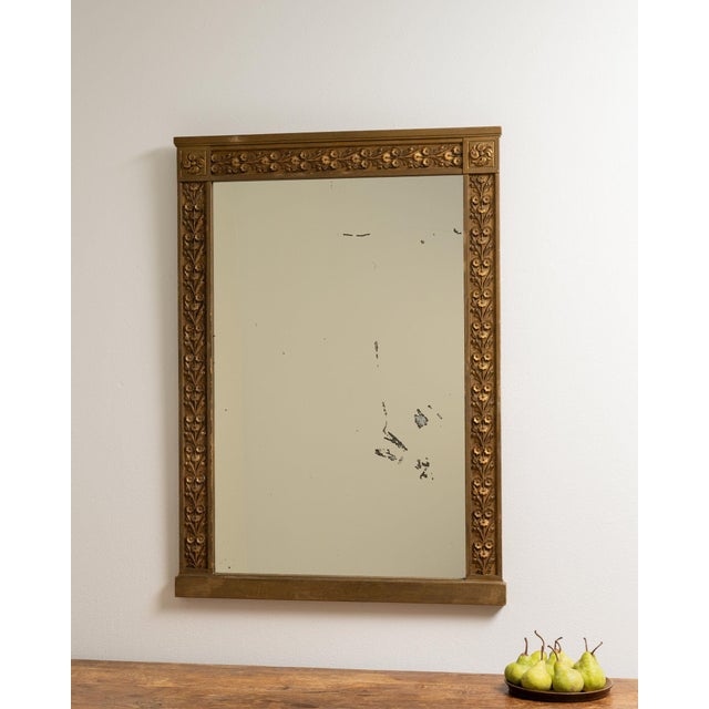 19th Century France Gold Wood Mirror For Sale - Image 9 of 9