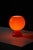 Space Age Orange Full Glass Table Lamp, 1970s For Sale - Image 6 of 8