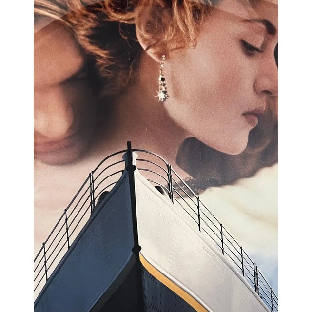 Titanic 1997 Original Movie Poster, Leonardo DiCaprio Kate Winslet, Framed 1997 For Sale - Image 12 of 14