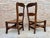 Mid 20th Century French Oak and Rush Armchairs, Set of 2 For Sale - Image 14 of 18