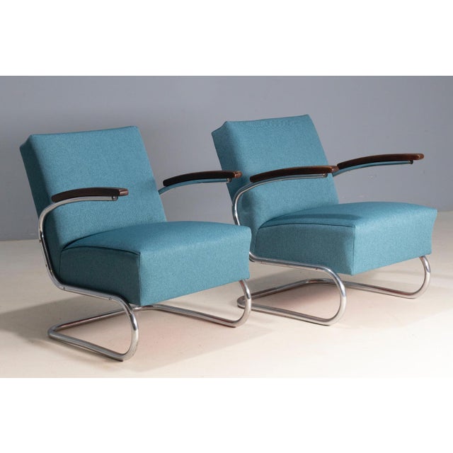 S 411 Model Tubular Chairs, Set of 2 For Sale - Image 4 of 5