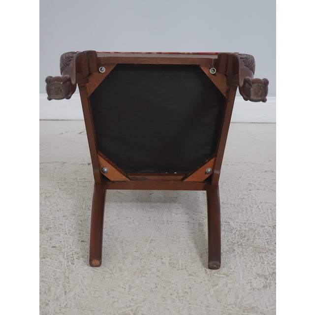 Set of 10 Ethan Allen Ball & Claw Mahogany Dining Room Chairs For Sale - Image 16 of 18