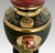 Large Japanese Satsuma 'Moriage' Black and Gold Kannon Table Lamp, Signed For Sale - Image 9 of 12