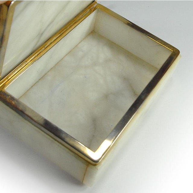 Italian Volterra Alabaster Box, 1970s For Sale - Image 6 of 9