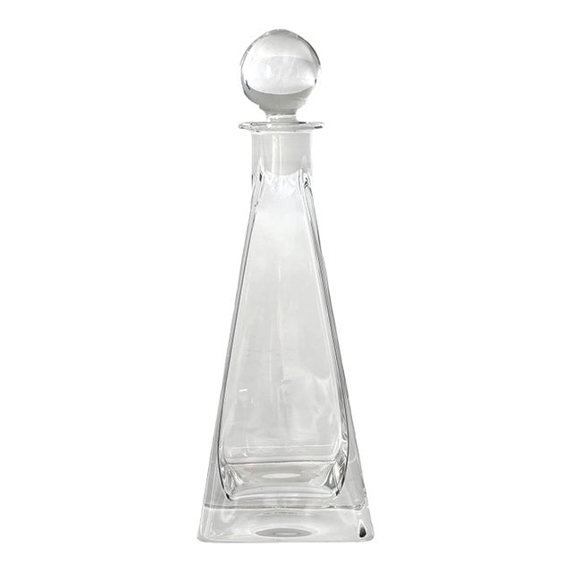 Murano Modernist Glass Decanter For Sale