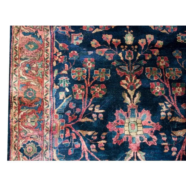 Early 20th Century Persian Sarouk Rug For Sale - Image 9 of 13