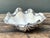 Hollywood Regency Vintage Metal Dipped Ruffle Clam Shell For Sale - Image 3 of 12